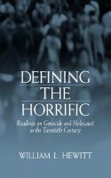 Defining the Horrific